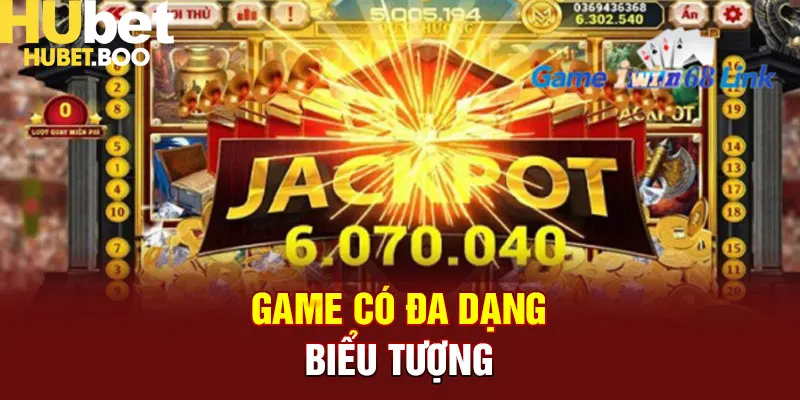 Tựa game có đa dạng biểu tượng